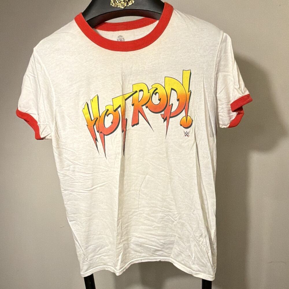 WWE Vintage Hot Rod Med T-Shirt White